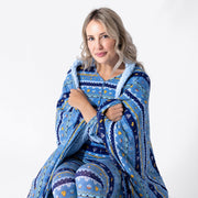 Bellabu Bear Blankets Hanukkah Fair Isle Bamboo Sherpa Blanket by Bellabu Bear