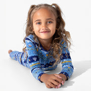 Bellabu Bear Pajamas Hanukkah Fair Isle Bamboo Kids Pajamas by Bellabu Bear - (Unisex Sizes 18M - 14)