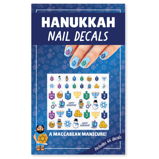Midrash Manicures Hanukkah Nail Decals