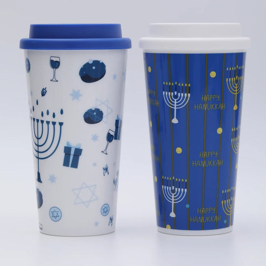 Hanukkups Hot and Cold Tumblers