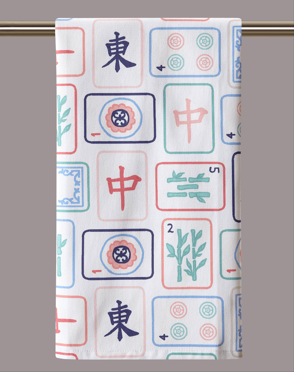 Peking Handicraft - Mahjong Kitchen Towel - ModernTribe
