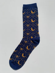 Bagels & Sox Socks One Size: US 7-12 Buzzy Rosh Hashanah Socks - Adults