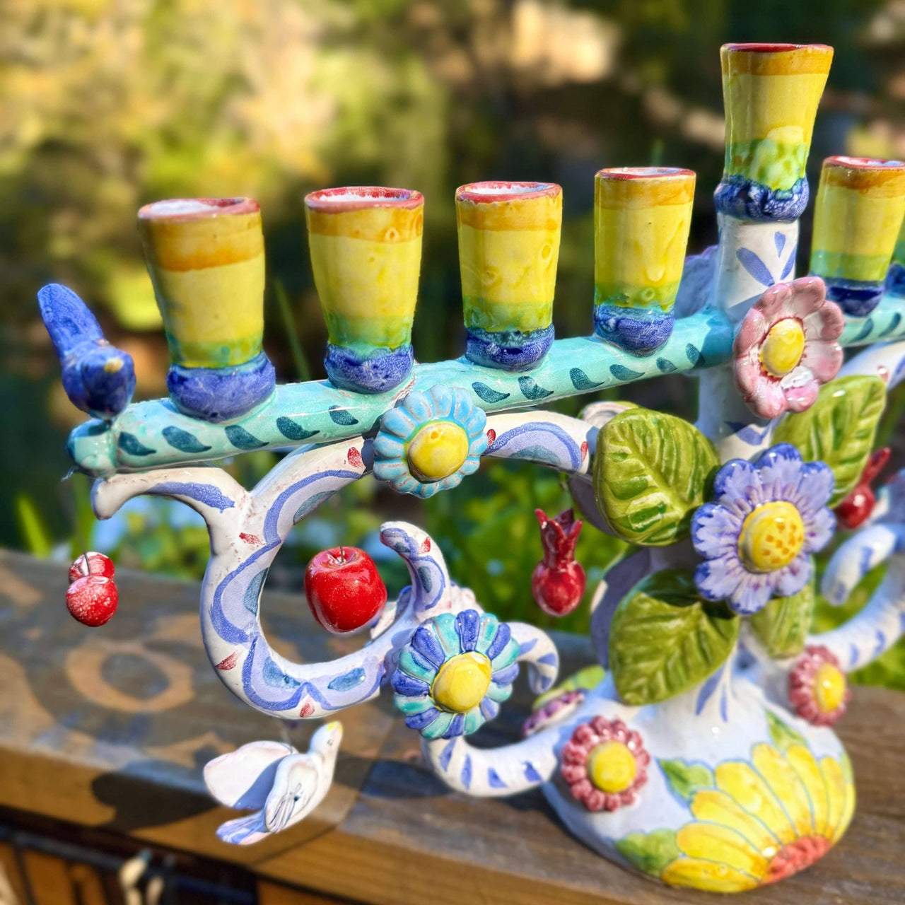 Liz Lauter - Small Tree of Life Menorah by Liz Lauter - ModernTribe