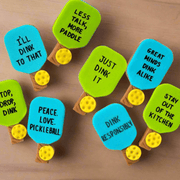Marzipops Food Marzipan Punny Pickleball Paddles