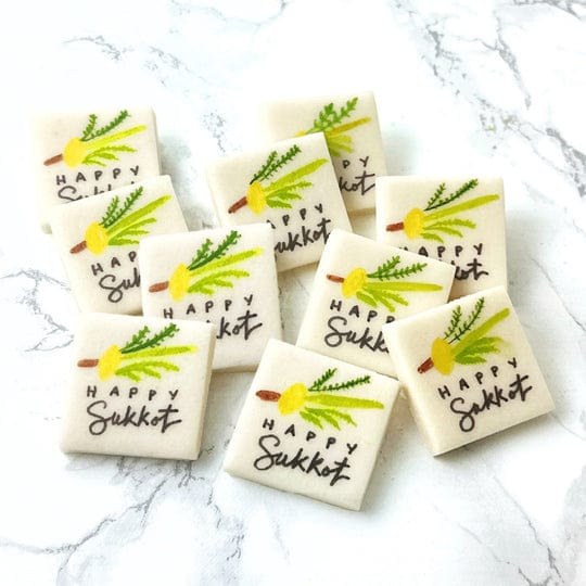 Marzipan Happy Sukkot Placecards