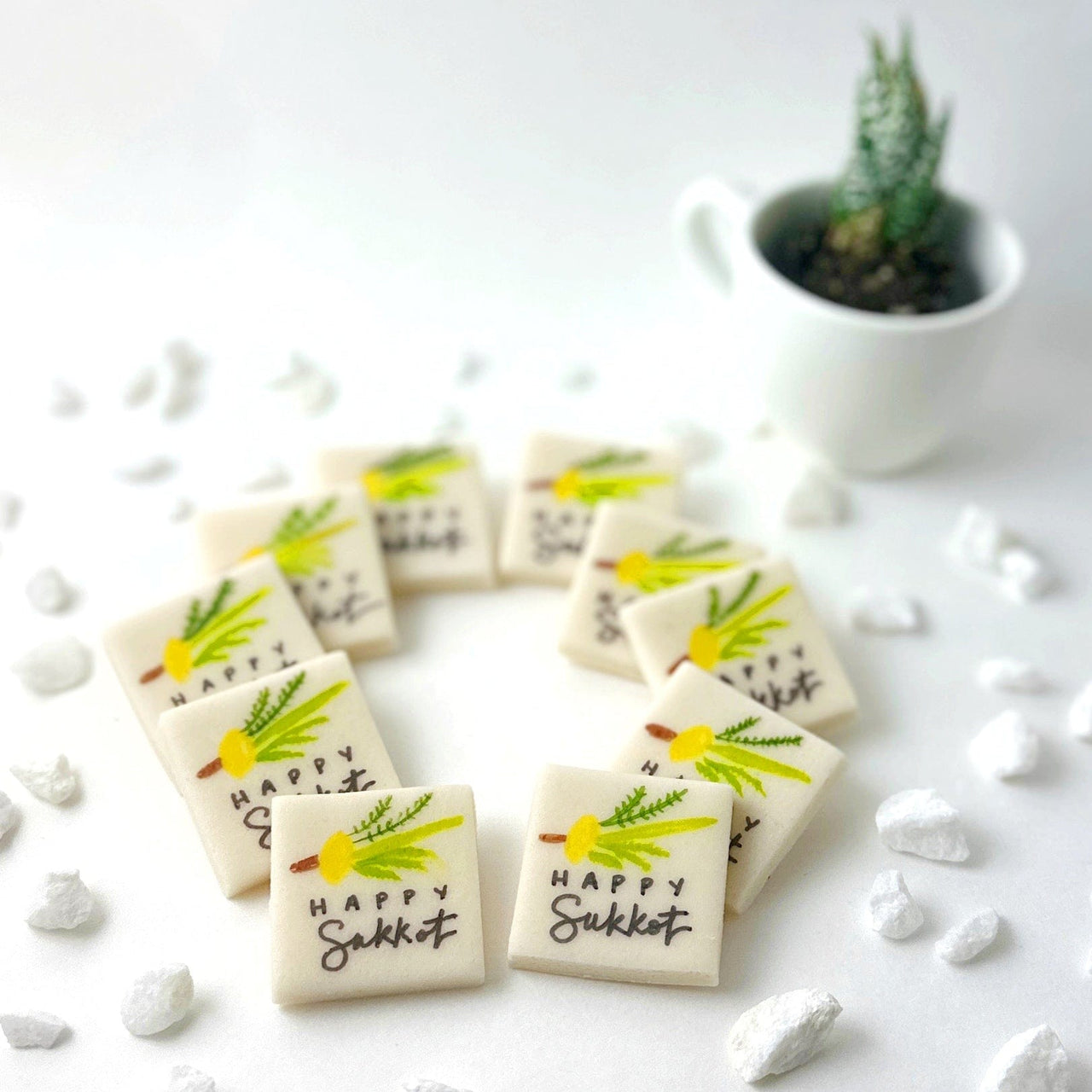 Marzipops - Marzipan Happy Sukkot Placecards - ModernTribe