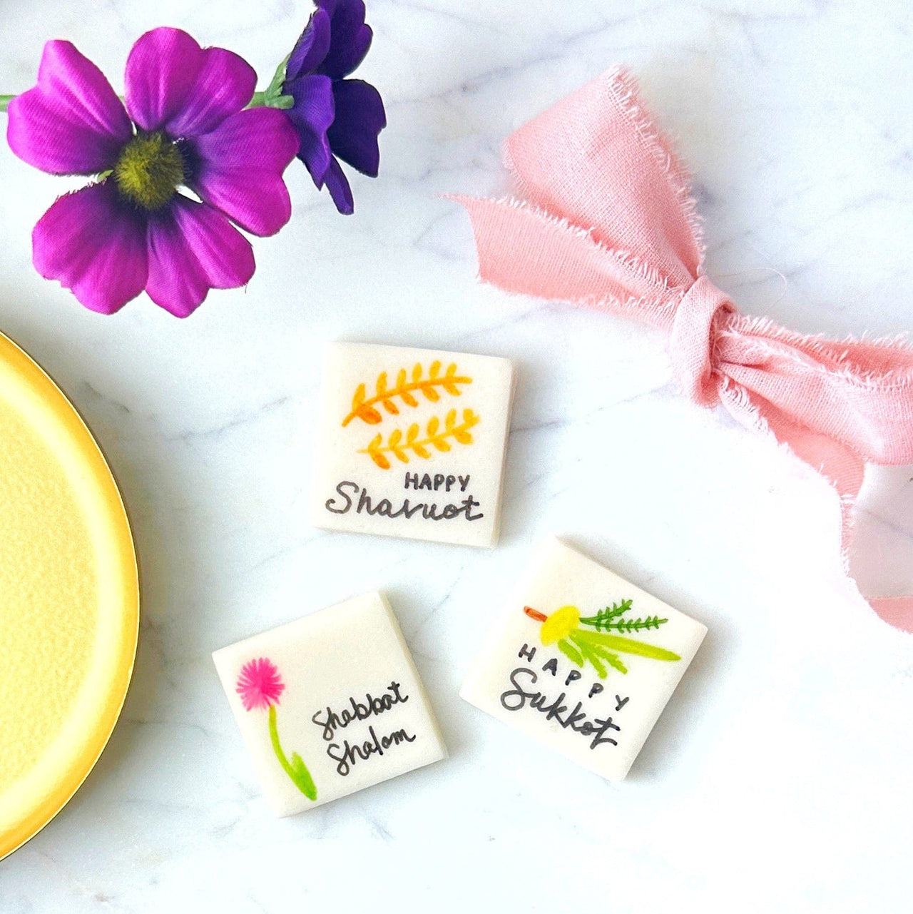 Marzipops - Marzipan Happy Sukkot Placecards - ModernTribe