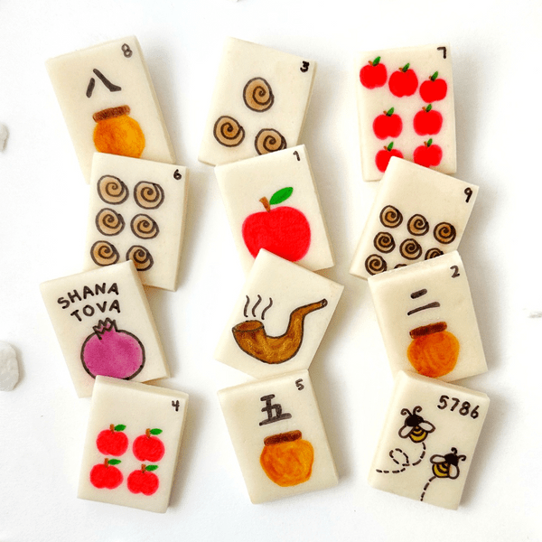 Marzipops Food Rosh Hashanah Mahjong Tiles