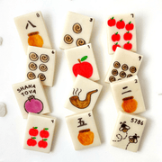 Marzipops Food Rosh Hashanah Mahjong Tiles