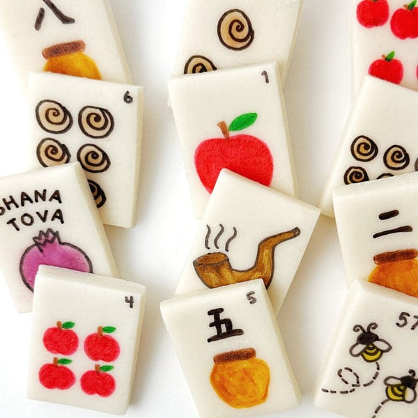 Marzipops Food Rosh Hashanah Mahjong Tiles