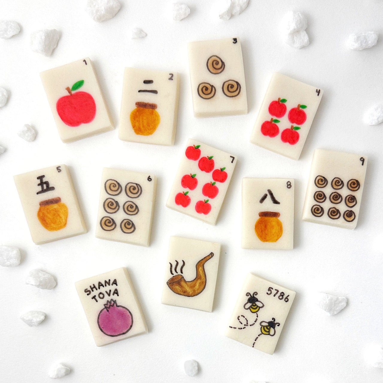 Marzipops - Rosh Hashanah Mah Jongg Tiles - ModernTribe