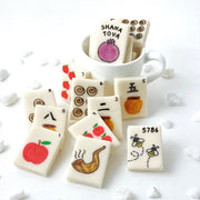 Marzipops Food Rosh Hashanah Mahjong Tiles