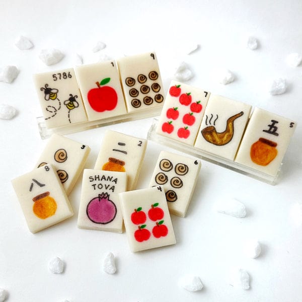 Marzipops Food Rosh Hashanah Mahjong Tiles