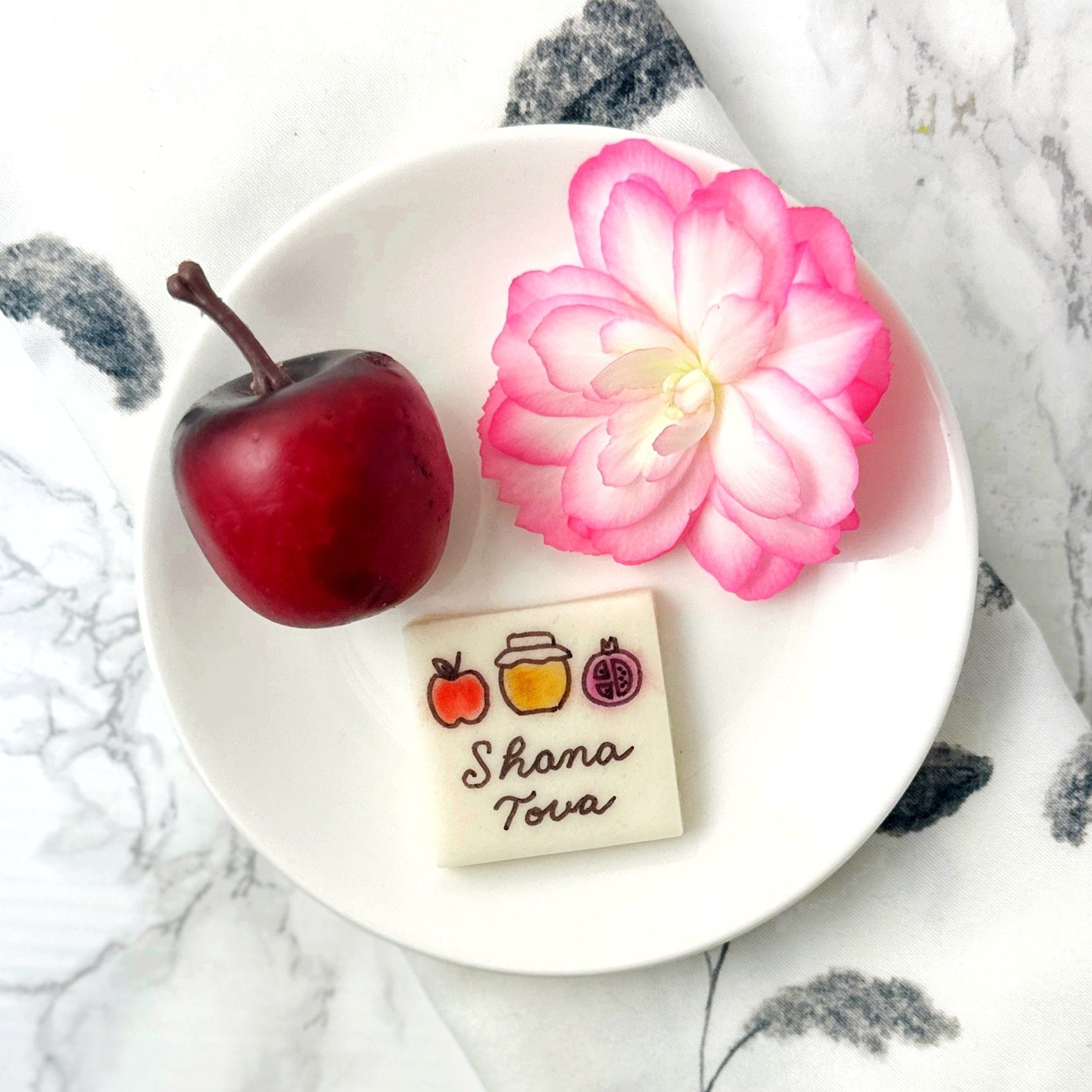 Marzipops Food Rosh Hashanah Shana Tova Placecards
