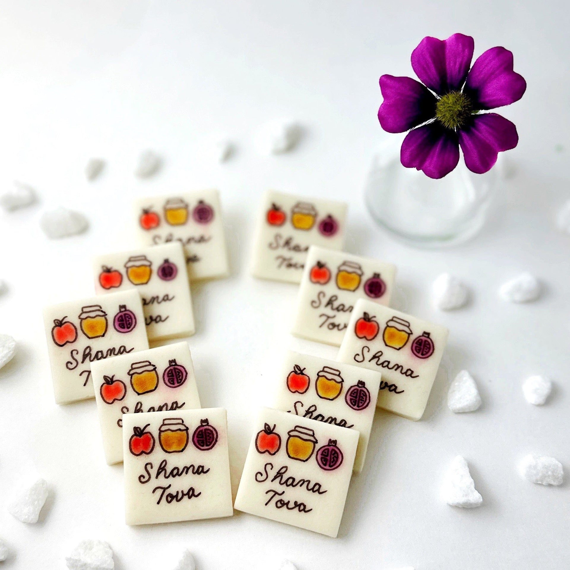 Marzipops Food Rosh Hashanah Shana Tova Placecards