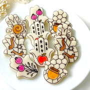 Marzipops Food Rosh Hashanah Hamsa Placecards