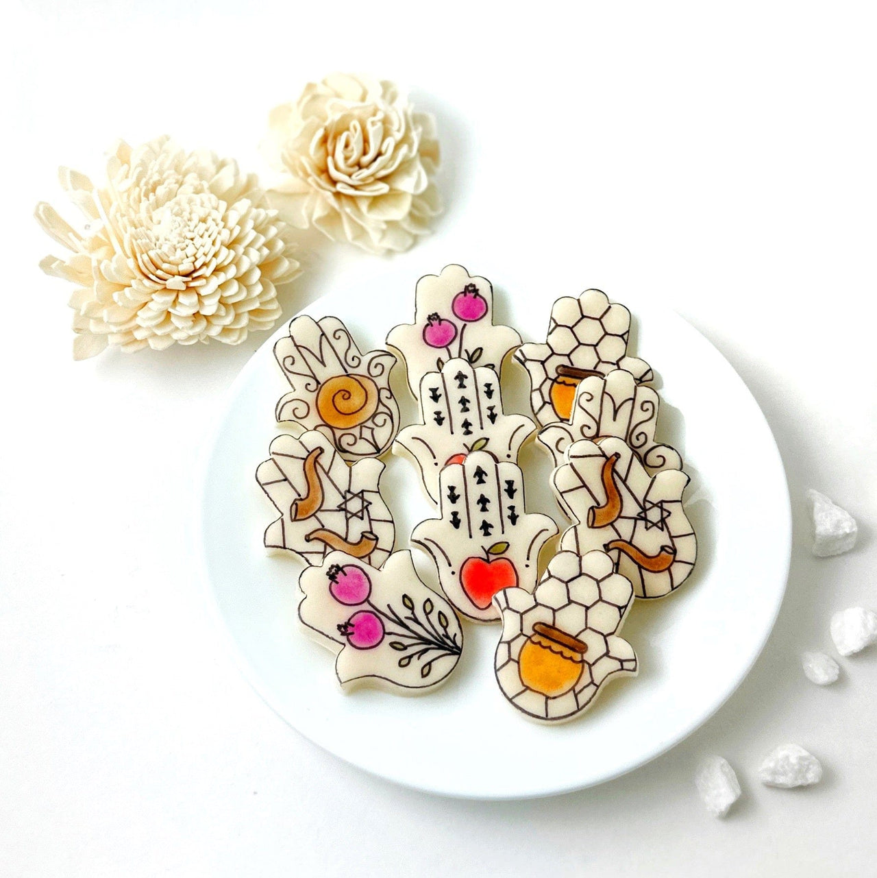 Marzipops - Rosh Hashanah Hamsa Placecards - ModernTribe