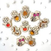 Marzipops Food Rosh Hashanah Hamsa Placecards
