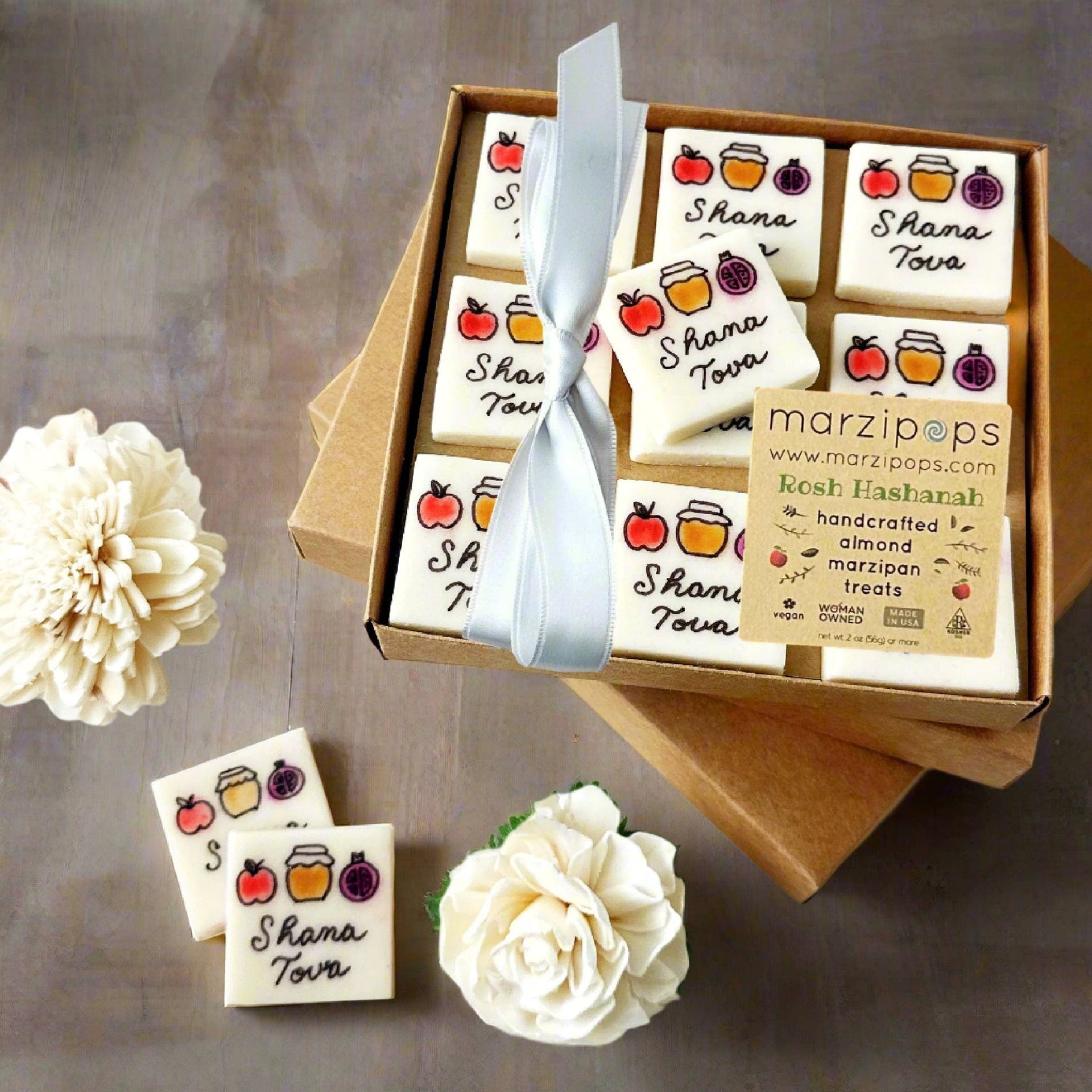 Marzipops Food Rosh Hashanah Shana Tova Placecards