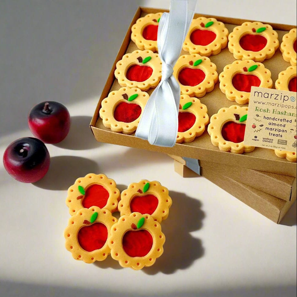 Marzipops - Rosh Hashanah Linzer Apples - ModernTribe