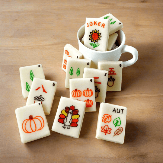 Marzipan Autumn Mah Jongg Tiles