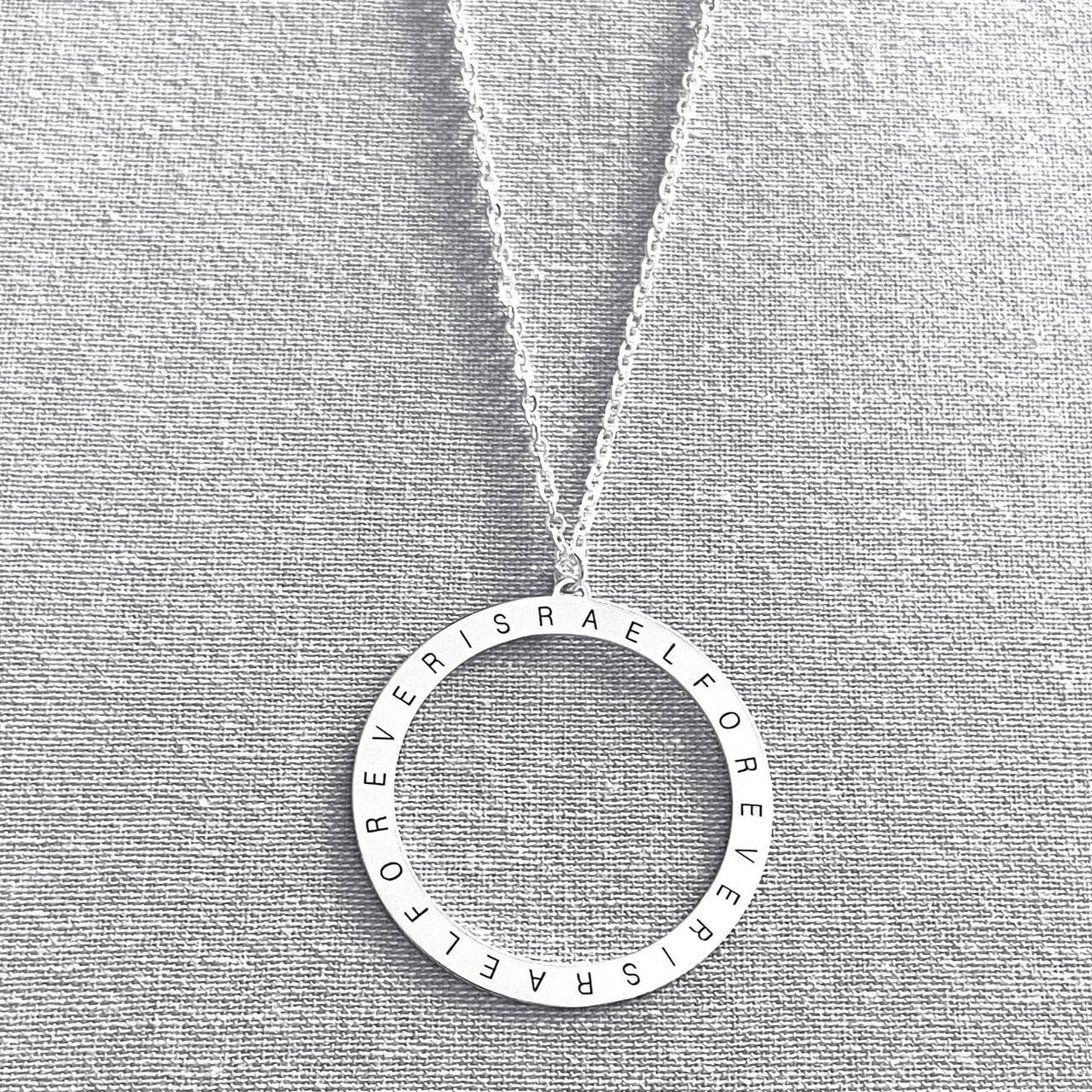 Miriam Merenfeld Jewelry - Israel Forever Necklace - (Sterling Silver or Gold - Plated) - ModernTribe