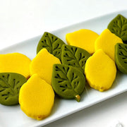 Marzipops Food Marzipan Sukkot Etrog and Leaf Collection