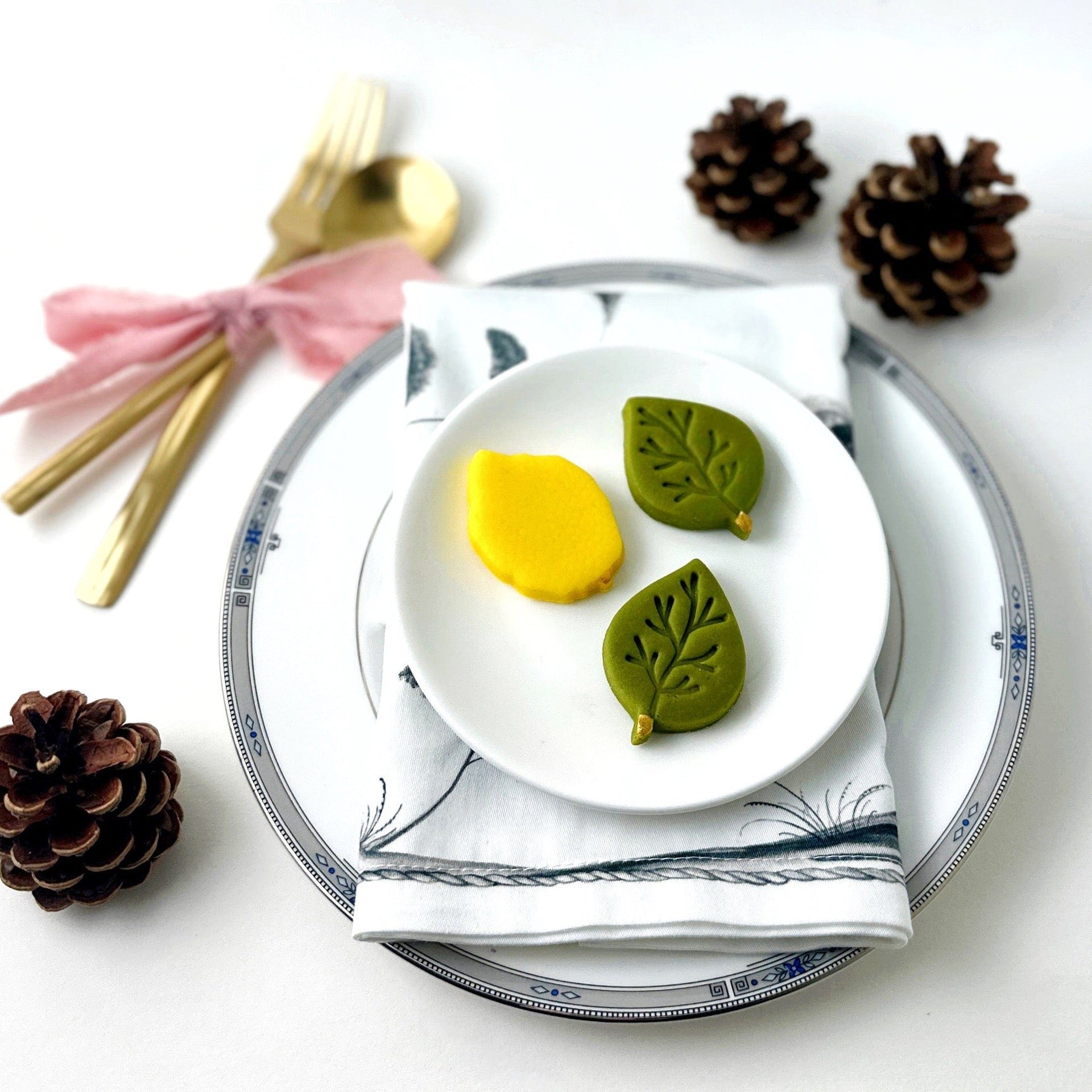 Marzipops Food Marzipan Sukkot Etrog and Leaf Collection