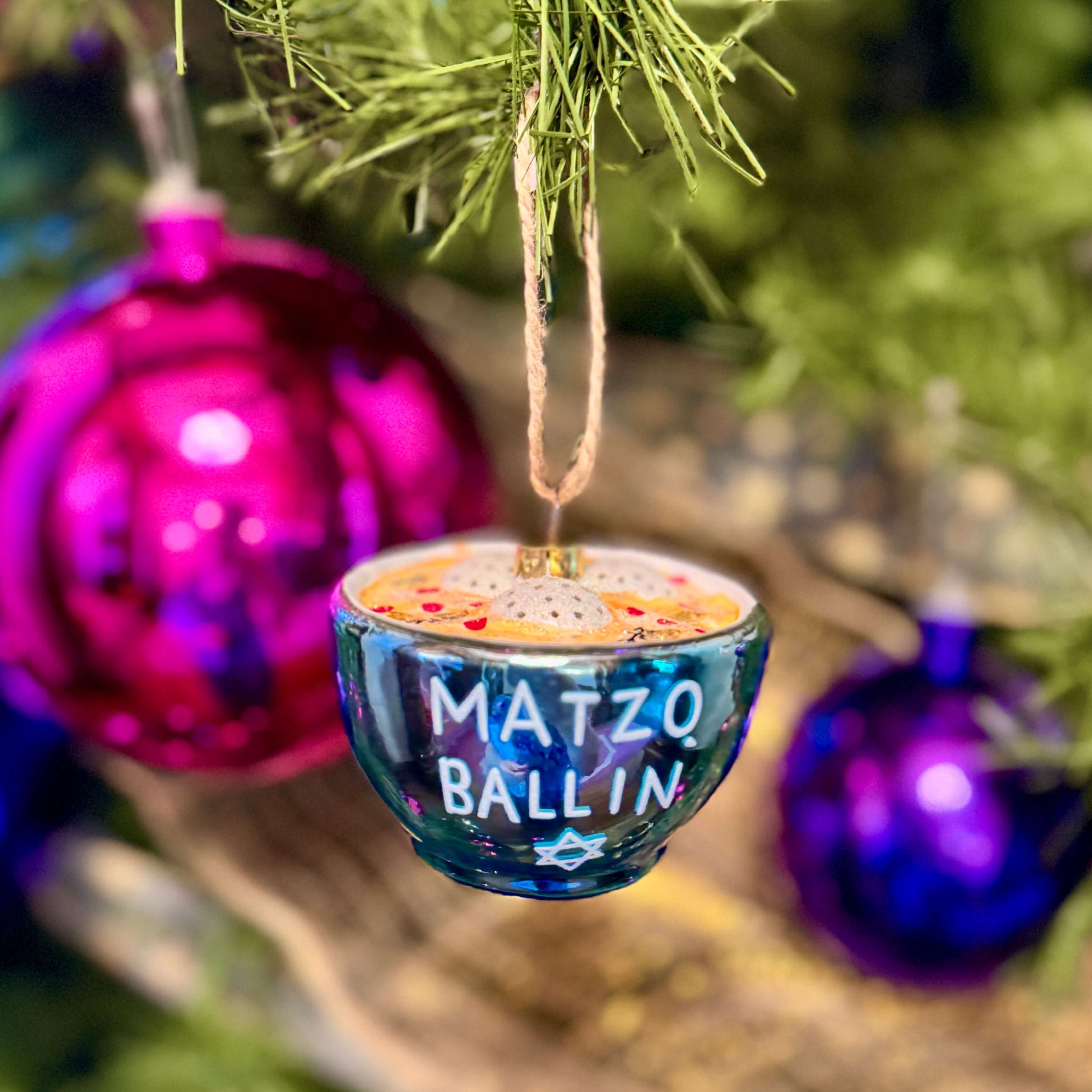 Matzo Ballin' Ornament by Cody Foster