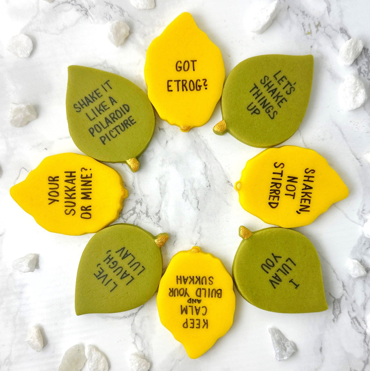 Marzipops - Marzipan Sukkot Punny Conversation Tiles - ModernTribe