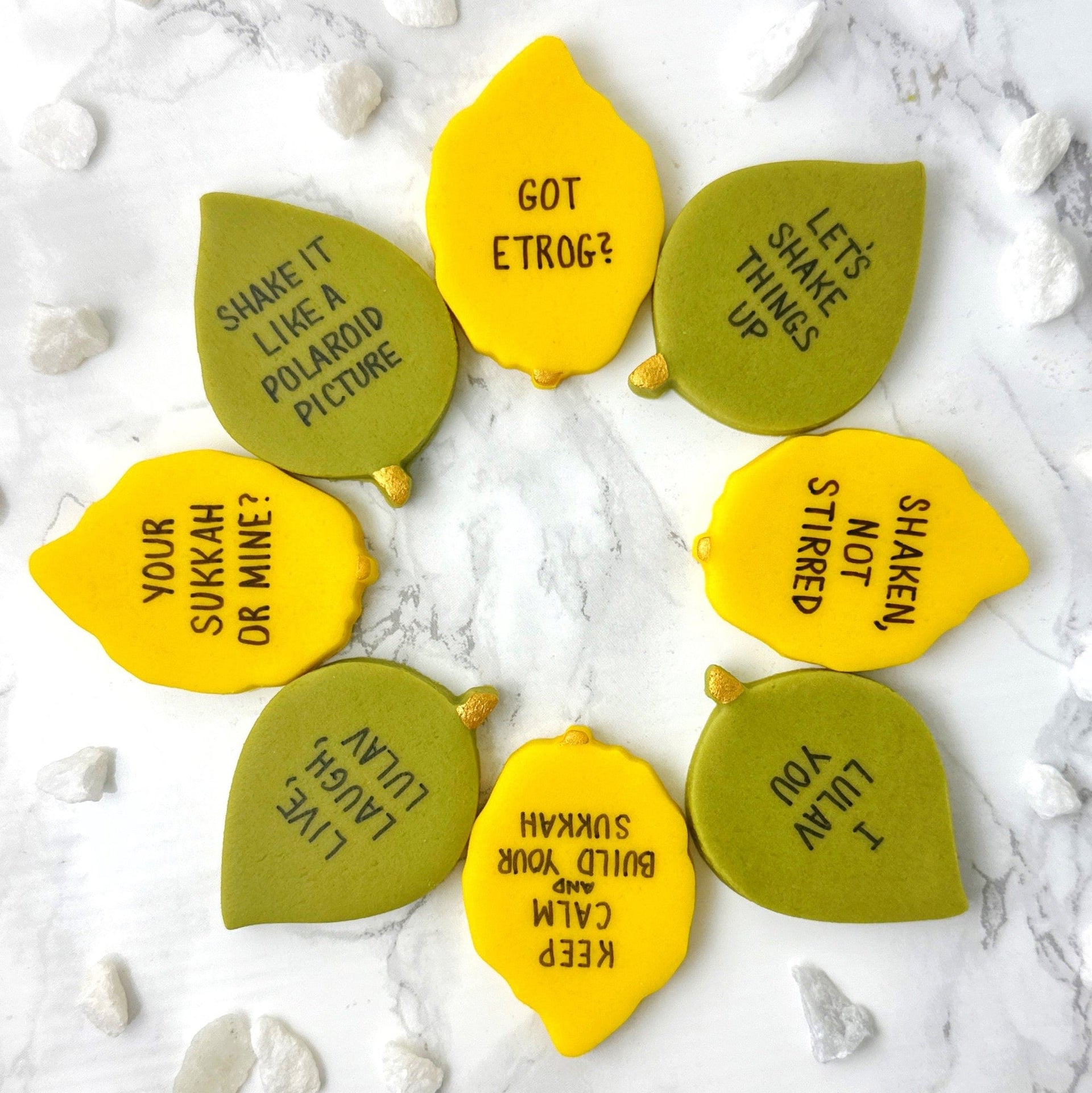 Marzipops Food Marzipan Sukkot Punny Conversation Tiles