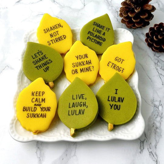 Marzipan Sukkot Punny Conversation Tiles