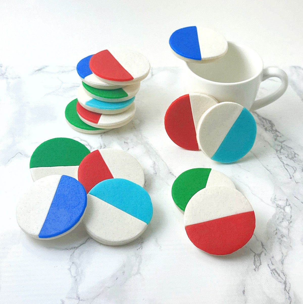 Marzipops - Chrismukkah Black and White Marzipan Cookies - ModernTribe