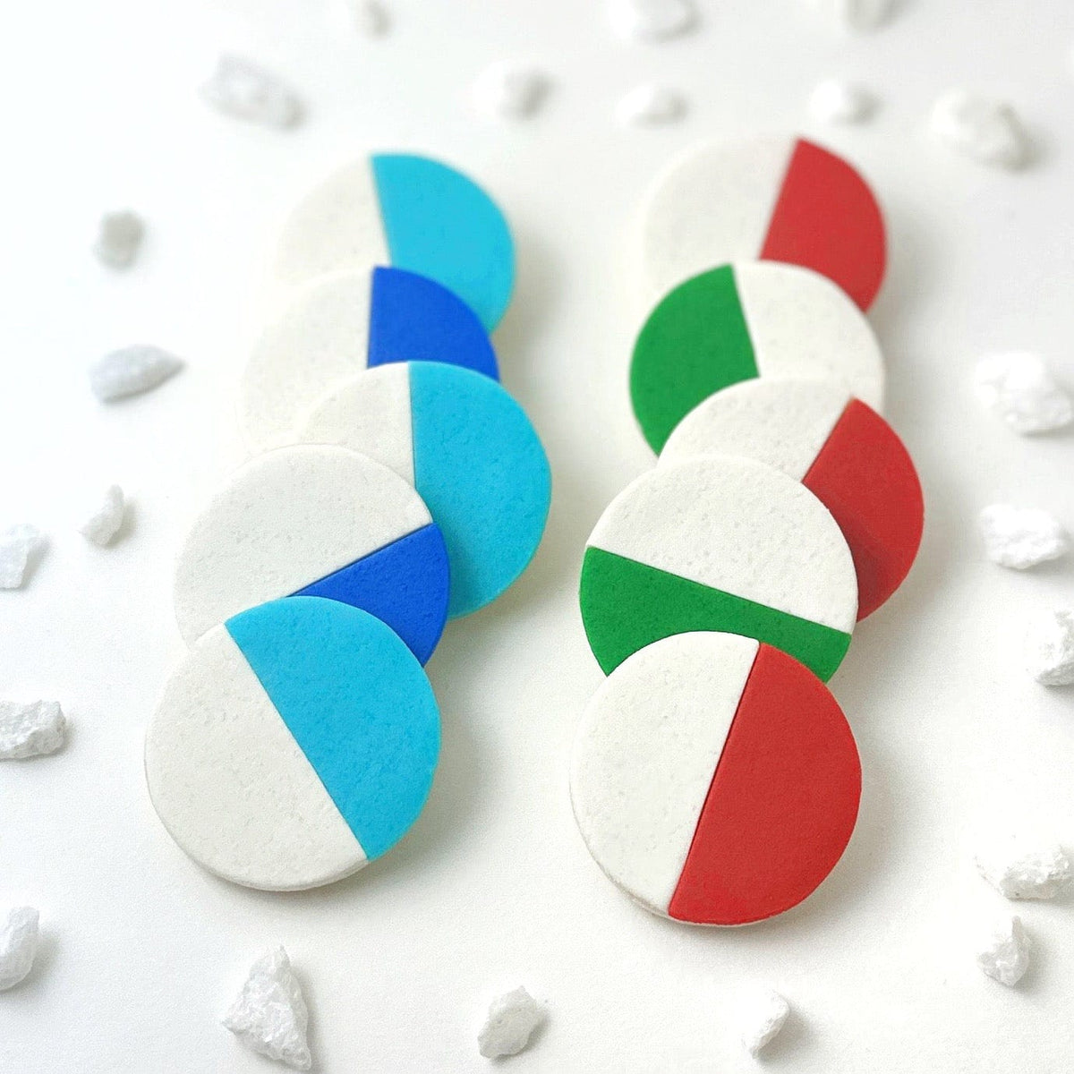 Marzipops - Chrismukkah Black and White Marzipan Cookies - ModernTribe