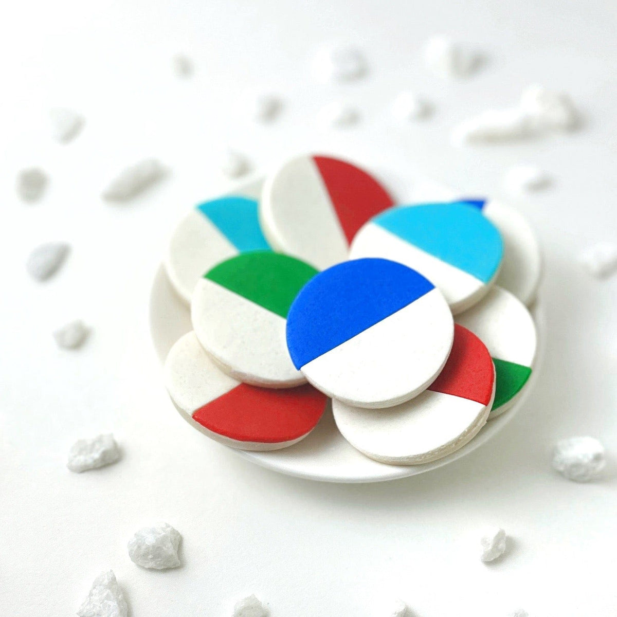Marzipops - Chrismukkah Black and White Marzipan Cookies - ModernTribe