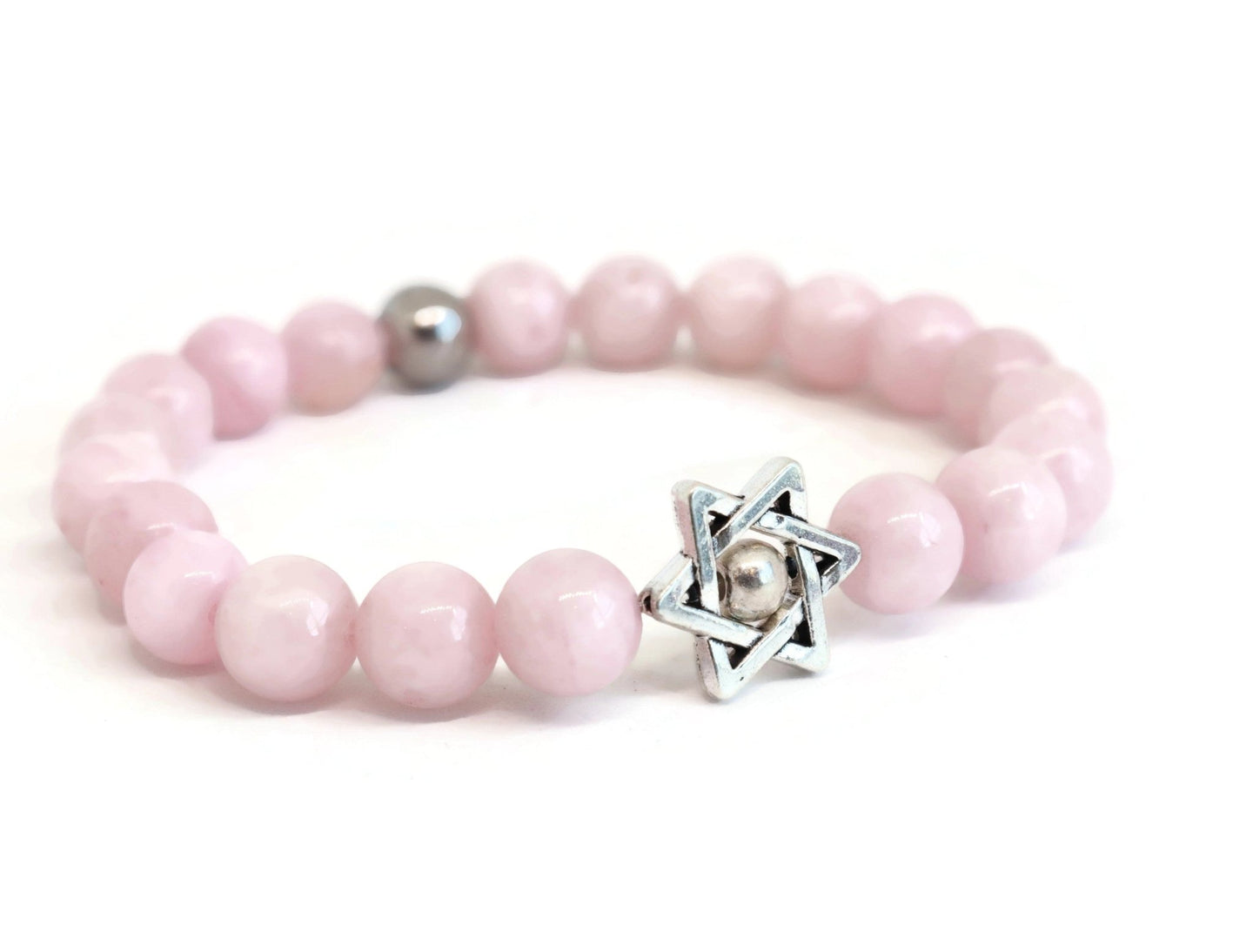 My Tribe by Sea Ranch Jewelry - Rose Quartz Star of David Beaded Bracelet - ModernTribe
