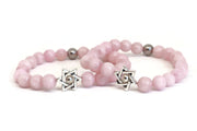 My Tribe by Sea Ranch Jewelry Bracelets 7" Star of David Rose Quartz Beaded Bracelet