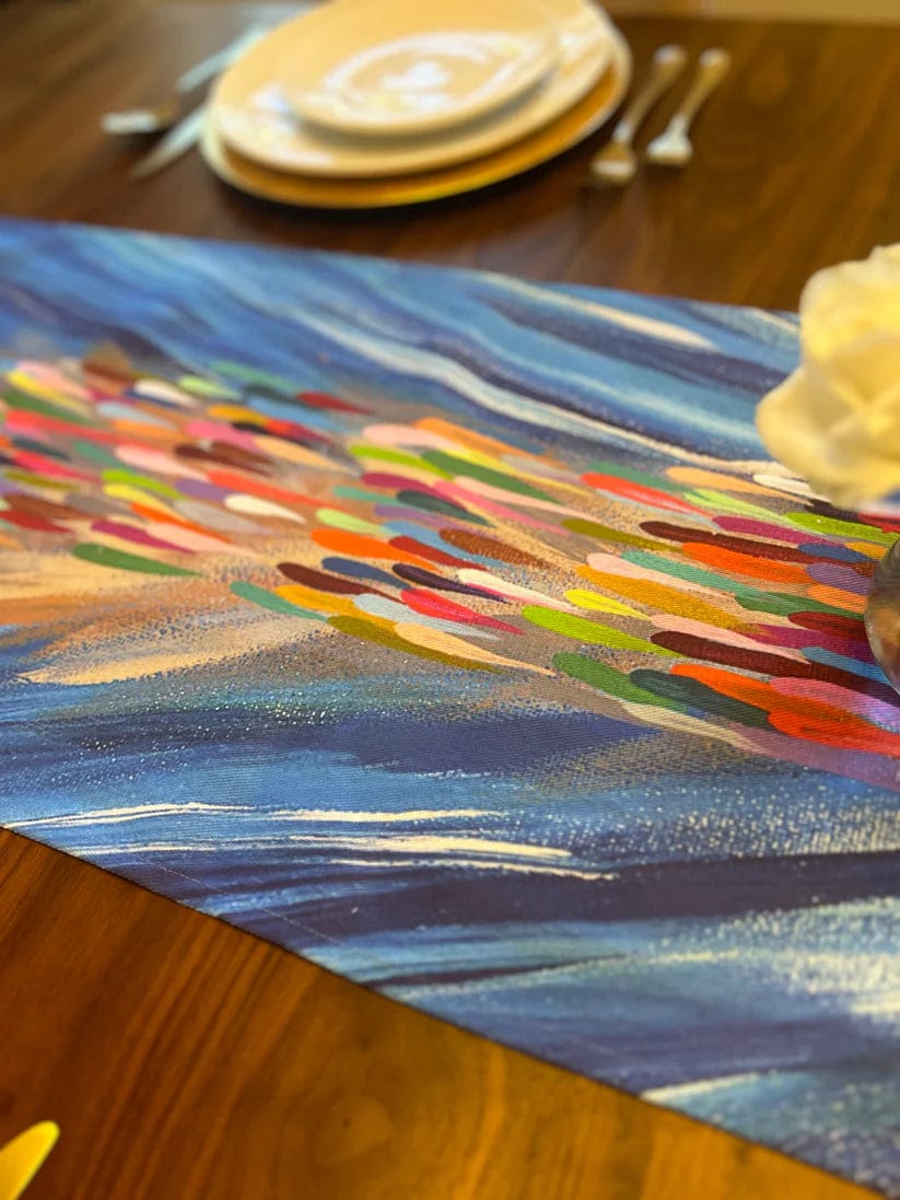 Arielle Zorger Designs - Crossing the Red Sea Passover Table Runner - ModernTribe