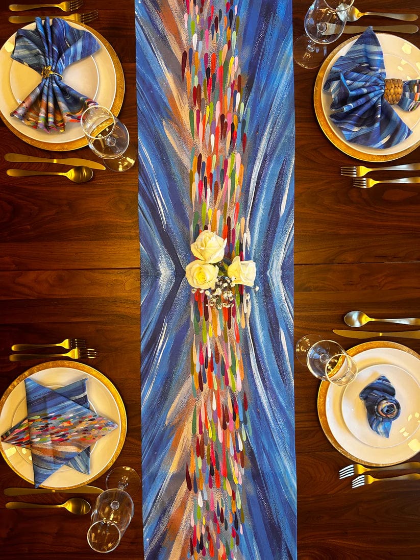 Arielle Zorger Designs - Crossing the Red Sea Passover Table Runner - ModernTribe