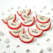Marzipops Food Marzipan Personalized Apple Place Settings