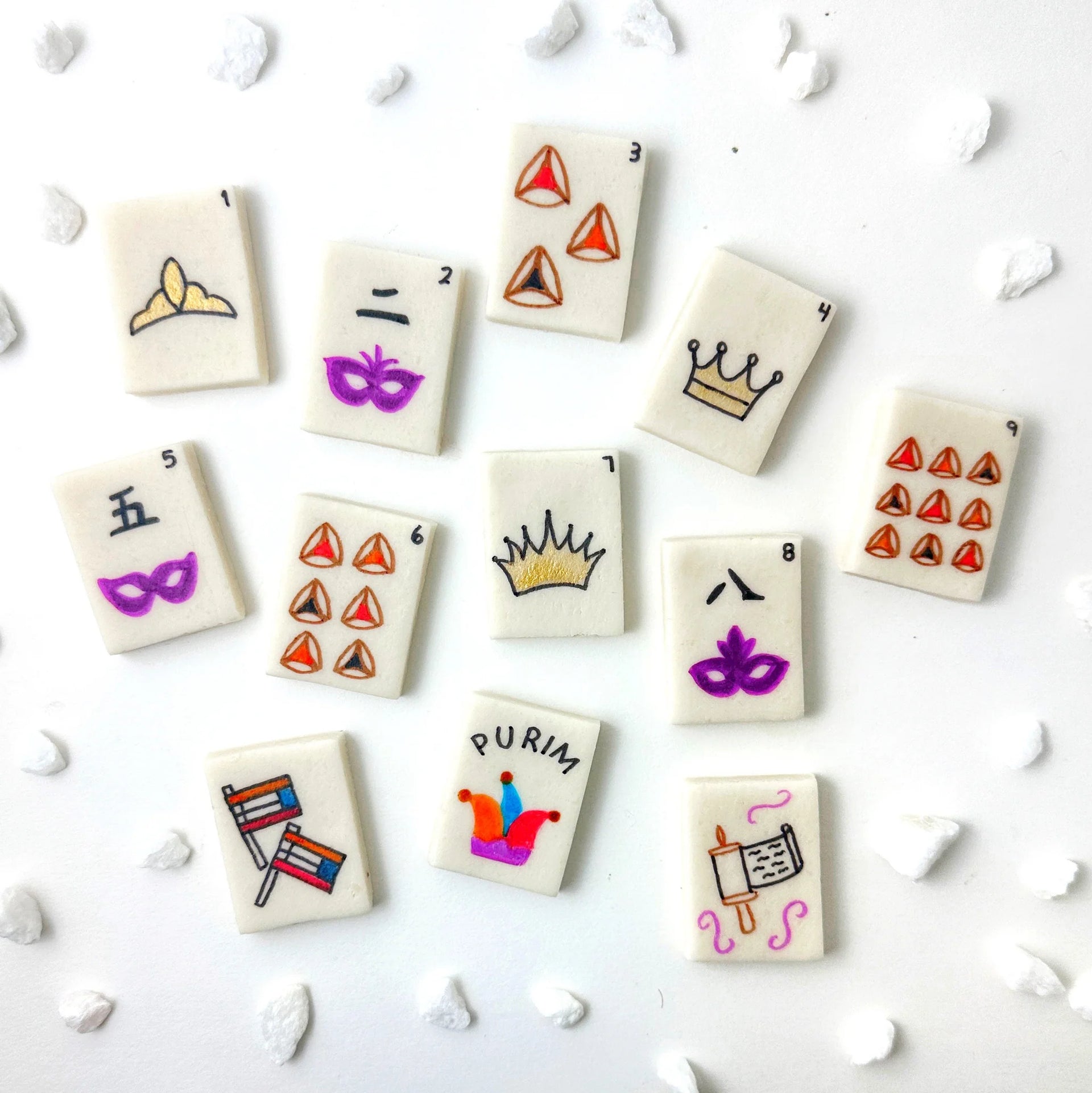 Marzipops - Purim Mah Jongg Marzipan Tiles - ModernTribe