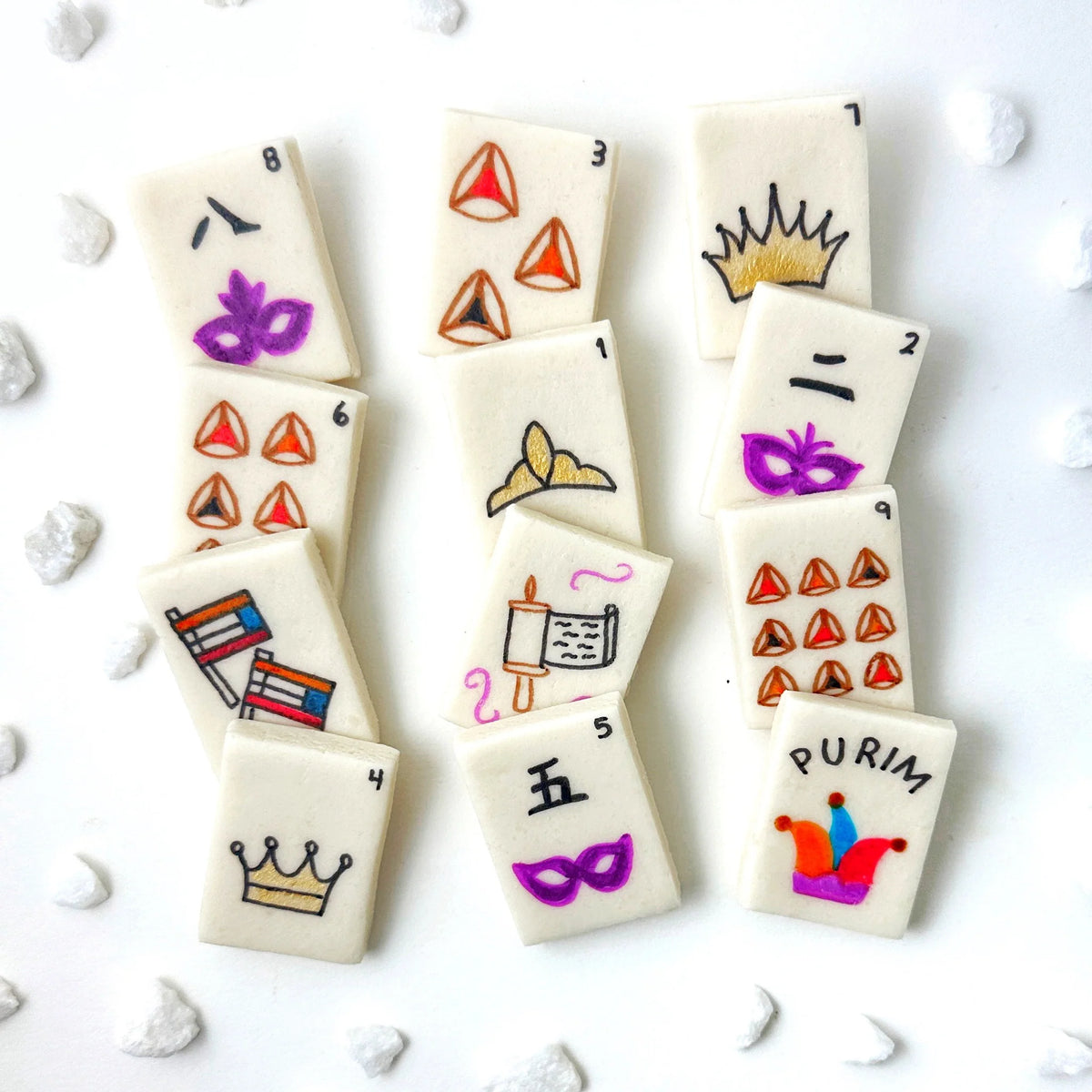Marzipops - Purim Mah Jongg Marzipan Tiles - ModernTribe