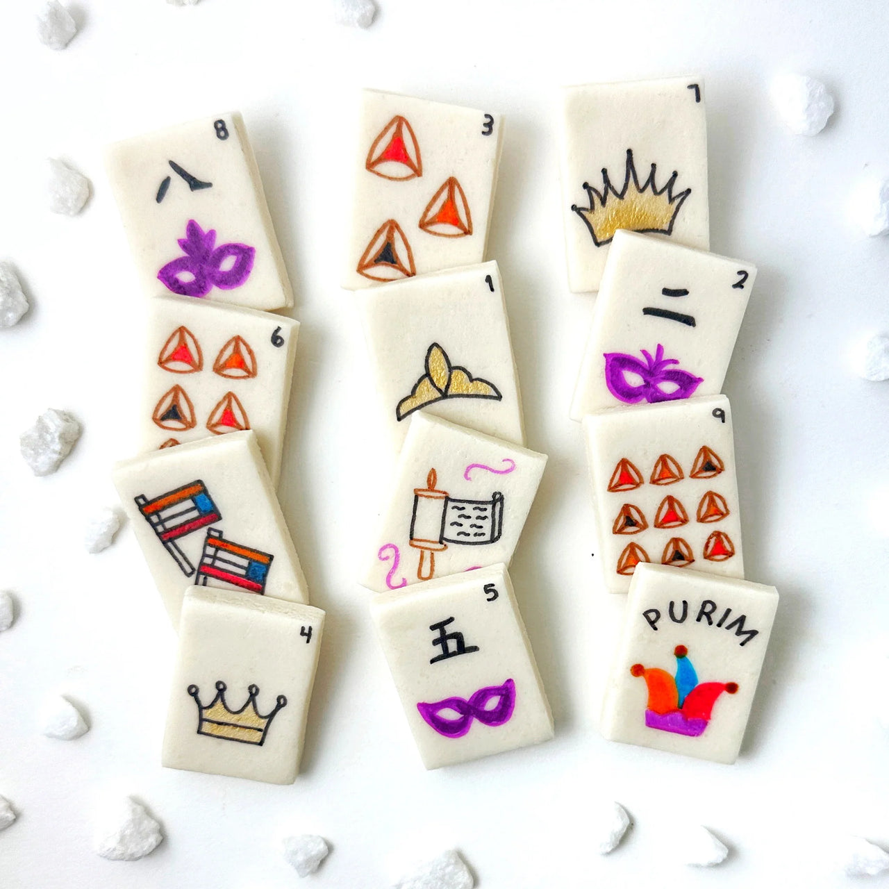 Marzipops - Purim Mah Jongg Marzipan Tiles - ModernTribe