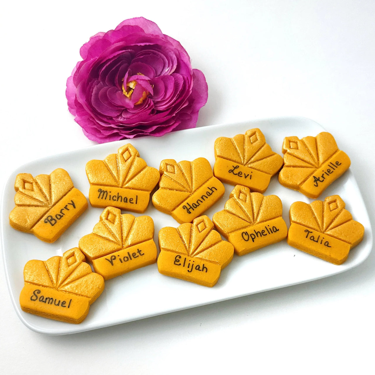 Marzipops - Personalized Marzipan Purim Golden Crowns - ModernTribe