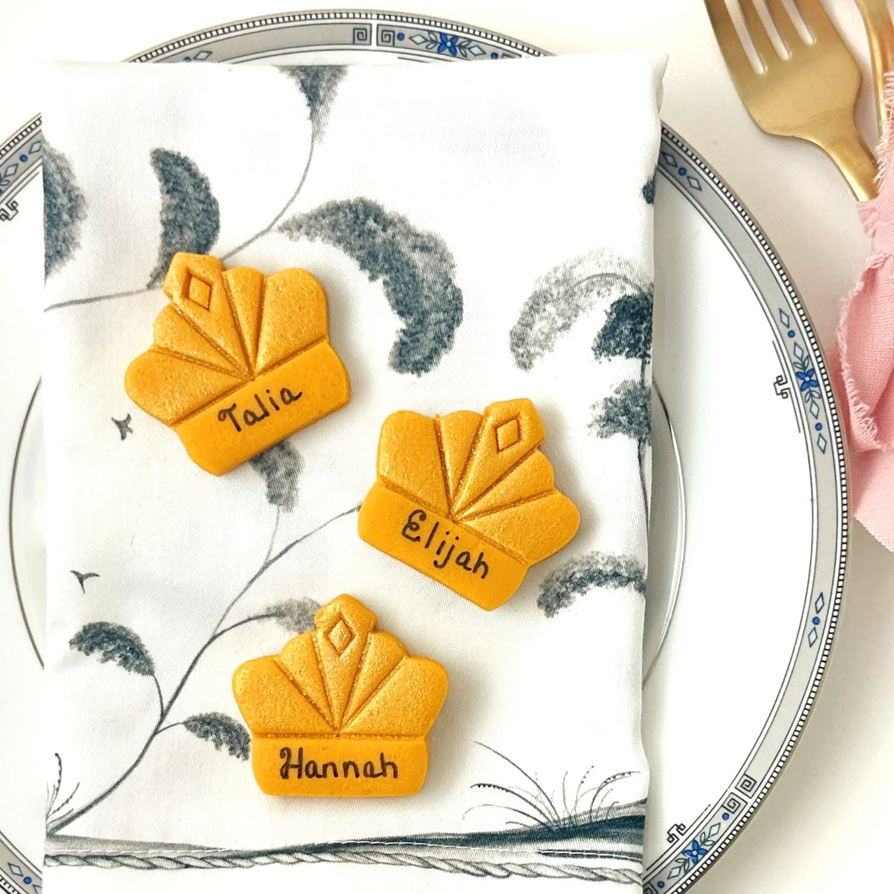 Marzipops - Personalized Marzipan Purim Golden Crowns - ModernTribe