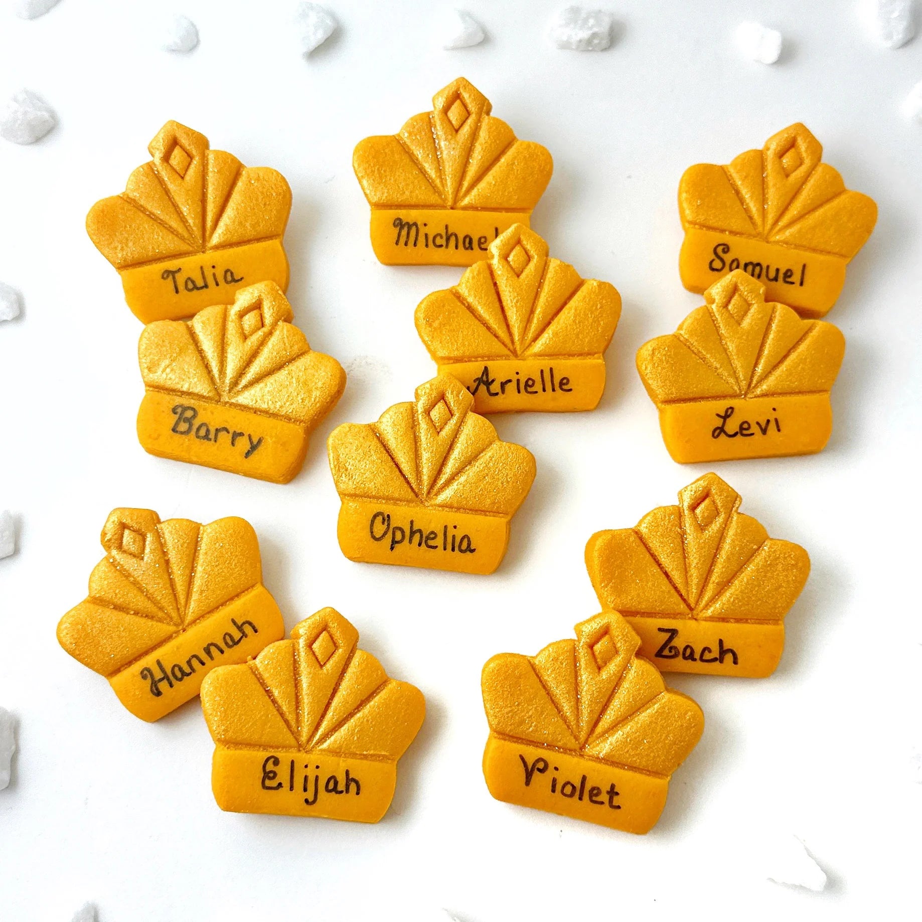 Marzipops - Personalized Marzipan Purim Golden Crowns - ModernTribe