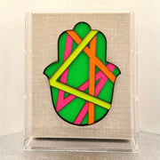 Hamsas by Regina - Framed Ombre Hamsa - Choice of Neon Colors - ModernTribe