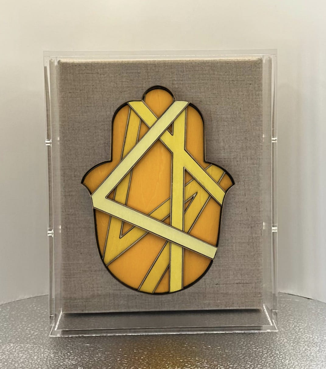Hamsas by Regina - Framed Ombre Hamsa - Choice of Solid Colors - ModernTribe