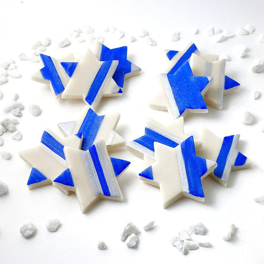 Star of David Marzipan Treats