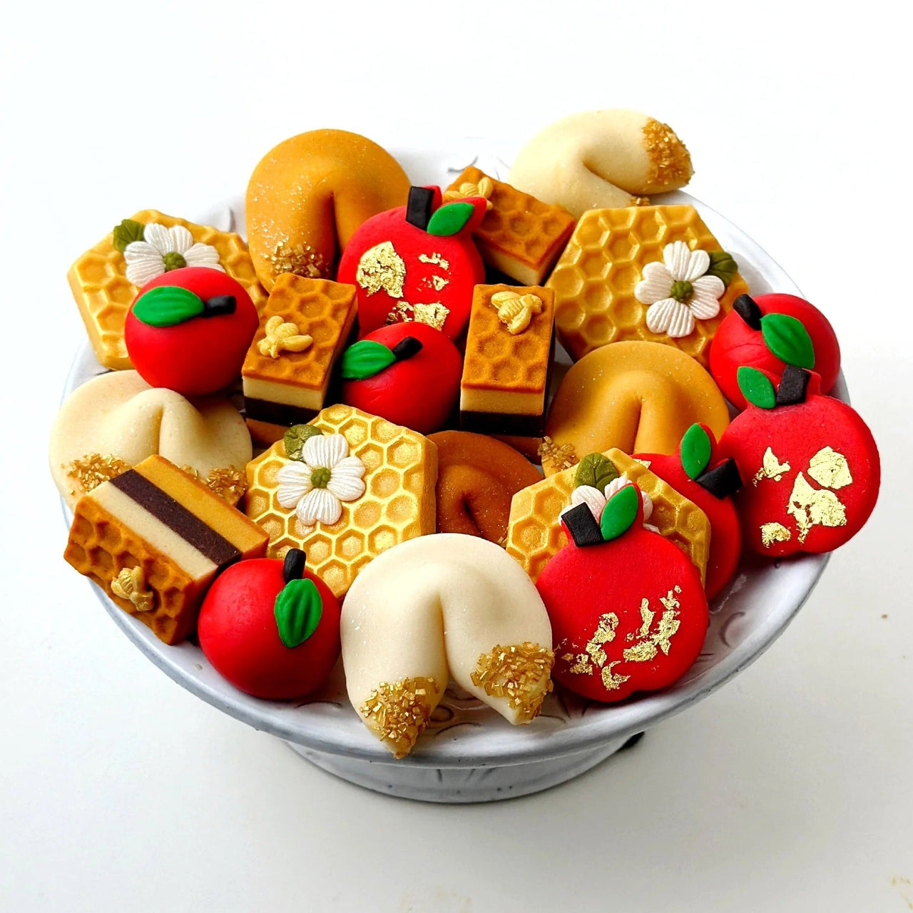 Marzipops - Marzipan Rosh Hashanah Elegant Gift Basket - ModernTribe